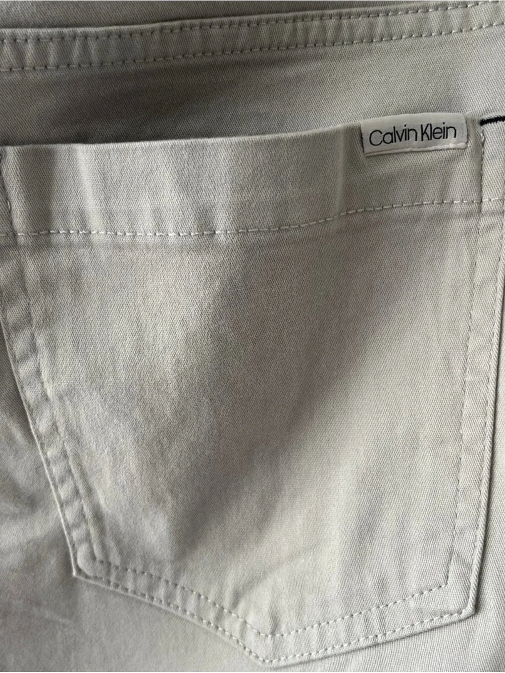 Men's Slim Straight Pants - Light Gray